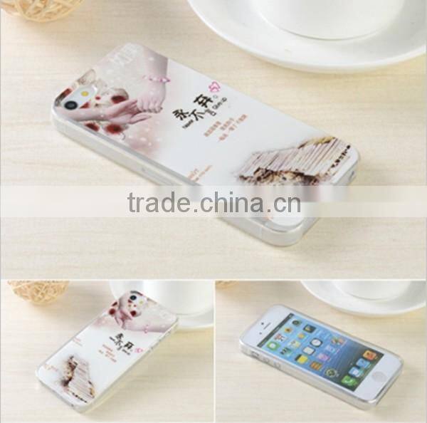 TPU color drawing wholesale for iphone 5 custom back cover case