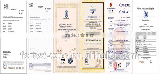 Eco-friendly FSC Outdoor Waterproof Engineered WPC Floor