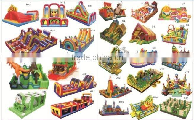 new design big inflatable airplane jumping bouncer for kids playing