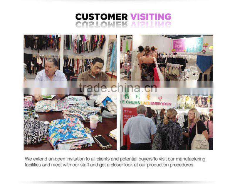 Keqiao supplier high quality battenburg lace fabric nylon spandex lace fabric for dressing