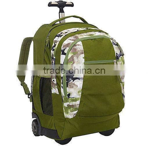 2015 new design large capacity outdoor multifunctional wheeled backpack