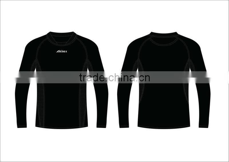 2014 blank black compression shirts
