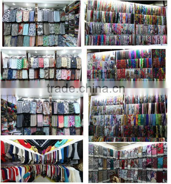 Cheap Fashion Plain Color Viscose Cotton Loop Scarf for Lady