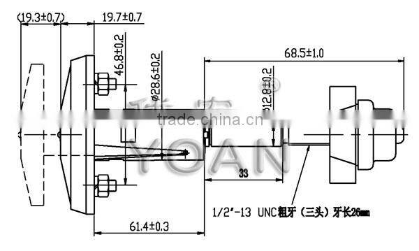Automatic water dispenser lock with tubular keys