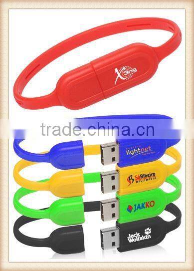 Fashional gift bracelet USB flash drive