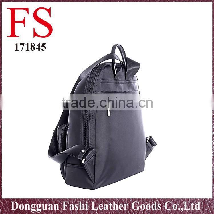 leatherette large capacity fashion backpack for business man