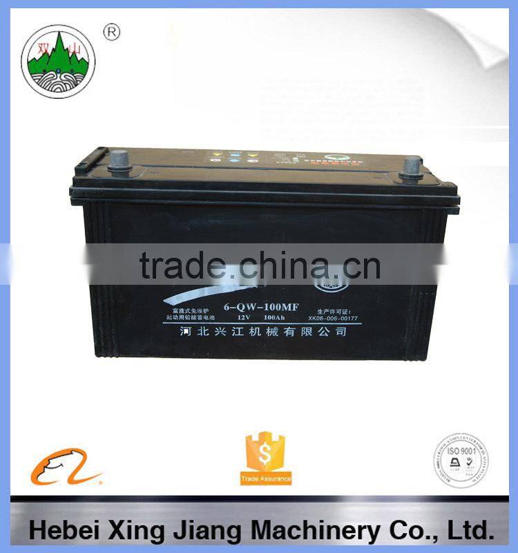 CBB low maintenance free battery 12V220AH dry charge truck battery heavy duty battery