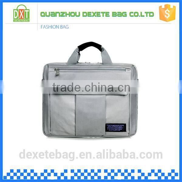 Business style silver polyester OEM bag for laptop