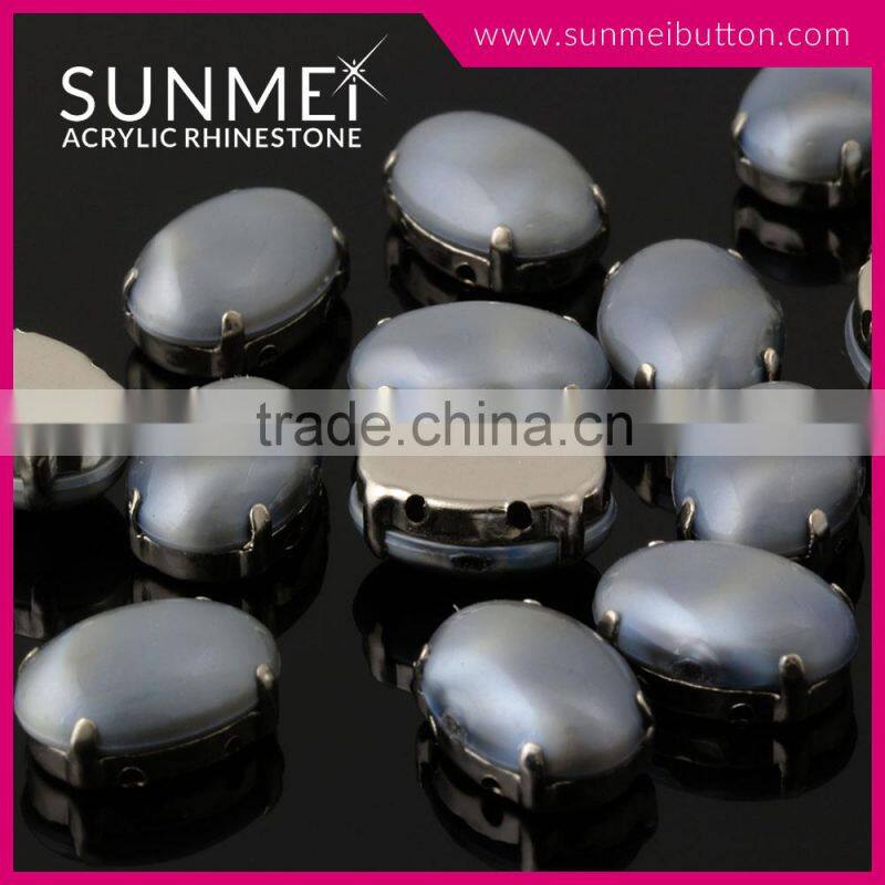 Novelty Crystal Decoration Clawed Kinds of Garment Shank Button for Sale