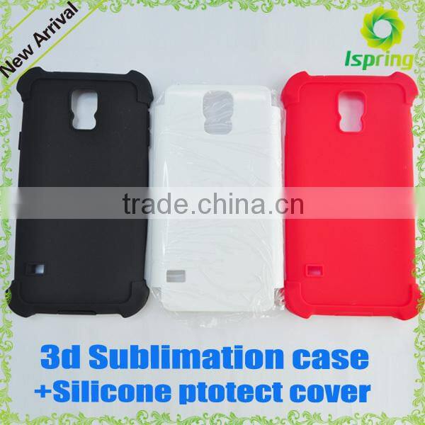 New material ,PC+leather/silicone 3d sublimation blanks