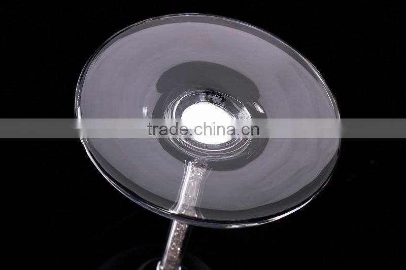 2015 new design lead free clear crystal 270ml wedding wine glasses