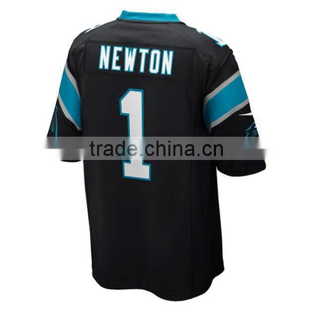 Daijun oem high quality 100% polyester breathable youth blank american football jerseys wholesale