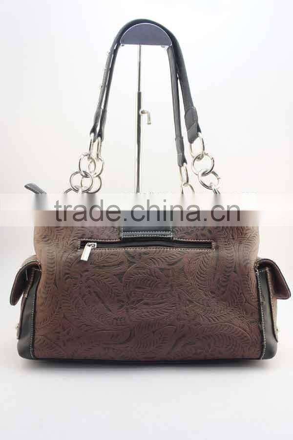 Concealed Carry Western Rhinestone Buckle Shoulder Handbags On Sale