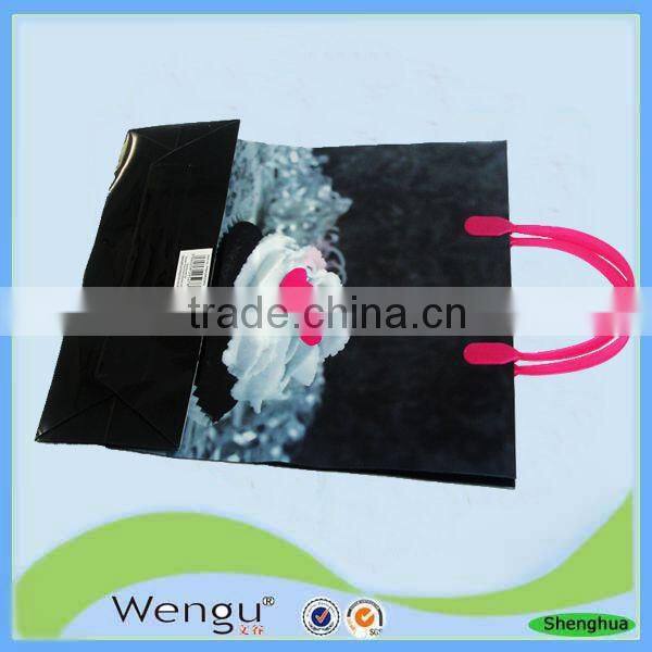 Customize new products pp plastic shopping bag for packaging with pp handle in china suppliers and manufacturer