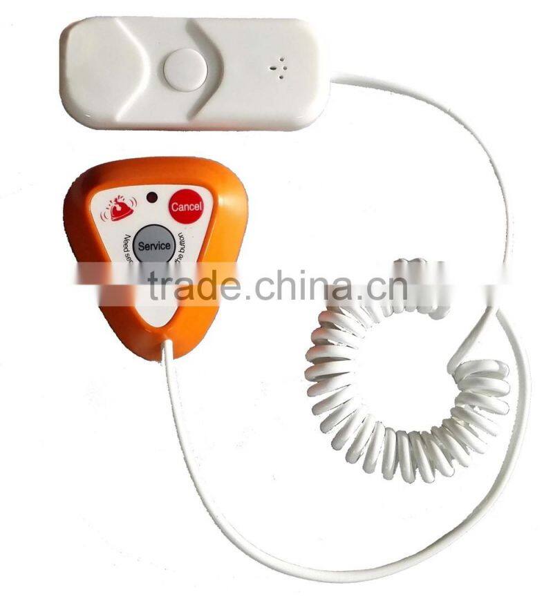 Convenient high quality hospital emergency call device, emergency pager,hand buzzer