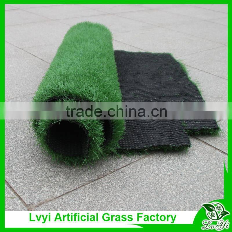 Plastic grass mat in roll/artificial turf grass/synthetic grass for soccer fields