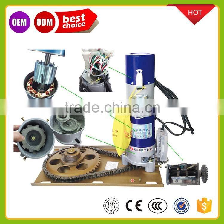 Rolling door electronic lock 600kg adjust ac rolling roller shutter garage door opener motor with UPS control