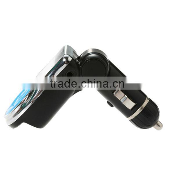 fm car transmitter with line out function and support USB disk and SD/MMC card