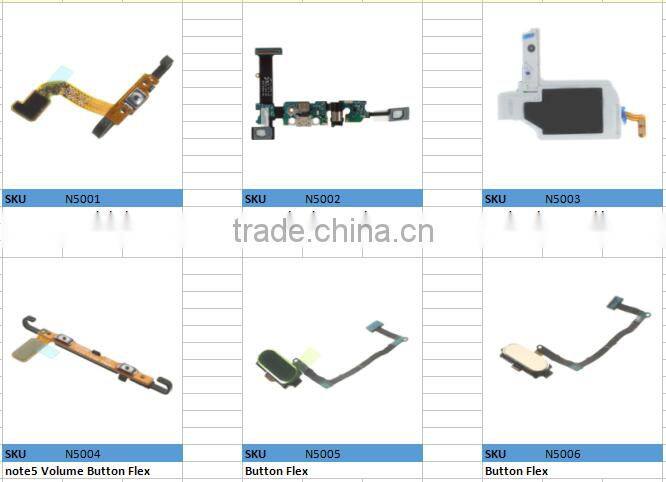 on/off power switch flex for Samsung Galaxy Note 5 N920 power flex cable
