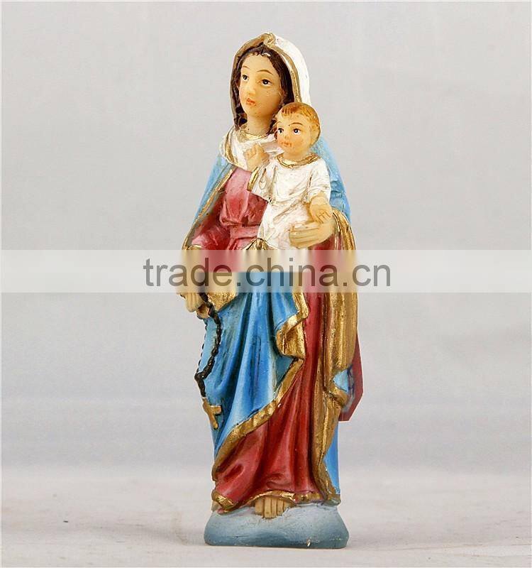 Resin Virgin Mary and Baby Jesus Statue Religious Statues