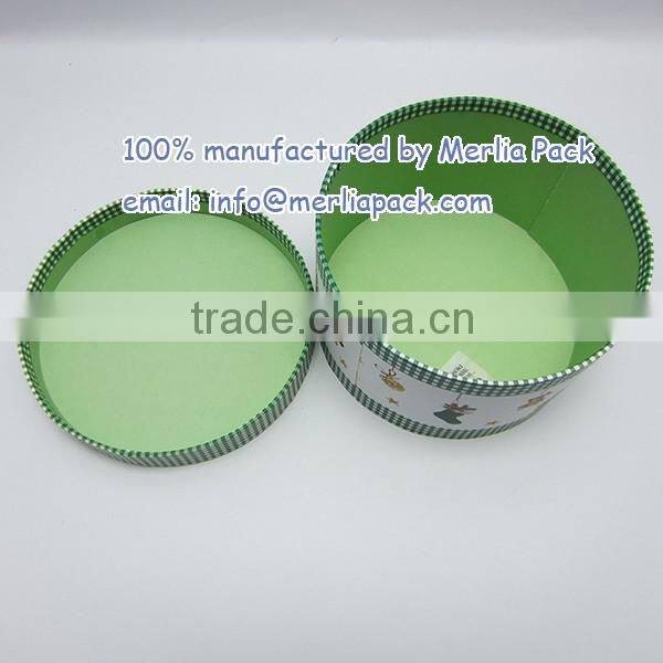 hot sale 2016 christmas collections boxes cylinder paper tube boxes