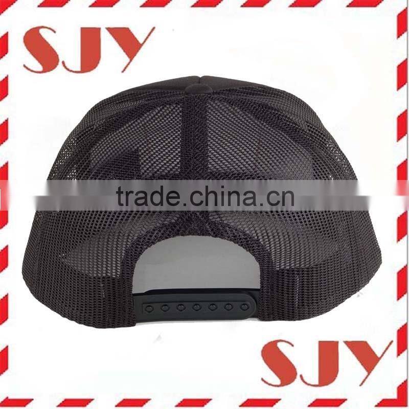 High quality mens embroidery 5 panel mesh trucker hat