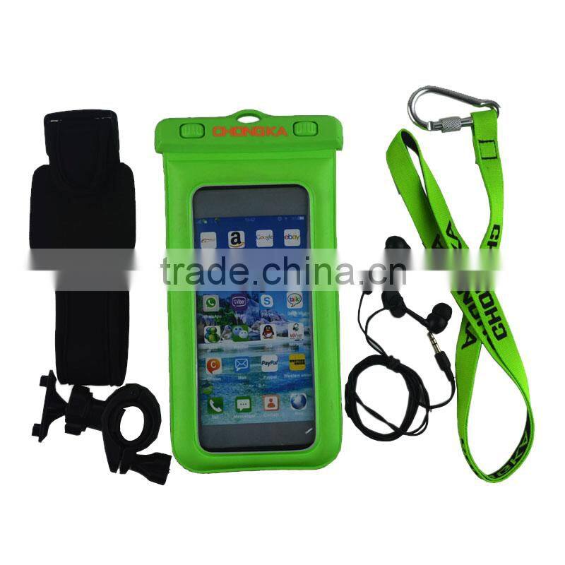customized waterproof pvc bag/smartphone waterproof bag/waterproof plastic bag