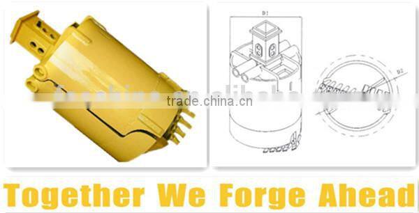 excavator mud bucket with bolt on cutting edge