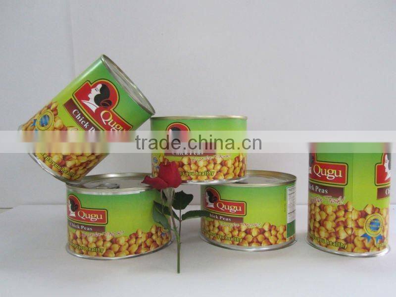 wholesale 2015 new crop best canned chick peas 400g