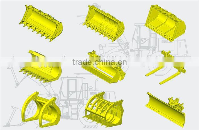 OEM Wheel Loader Optional Equipment Pallet Fork (1250*2400mm) For SDLG LG956L Wheel Loader