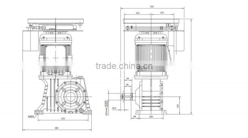 Worm Reducer Speed Controllers For Electric Motors