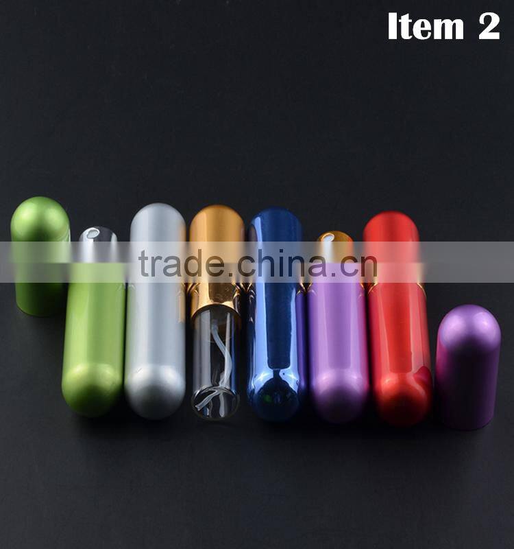 New arrival perfume bottle hot selling colorful fashionable promotional items for 2016