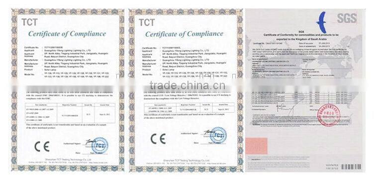 Portable solar led rechargeable Solar camping lamp solar power street light solar post cap light