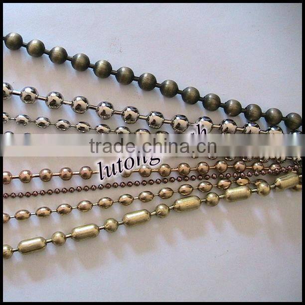 shimmering metal ball chain screen, room divider