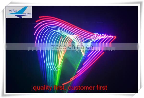 Disco dj rgb full color animation laser light dmx laser rgb 3w
