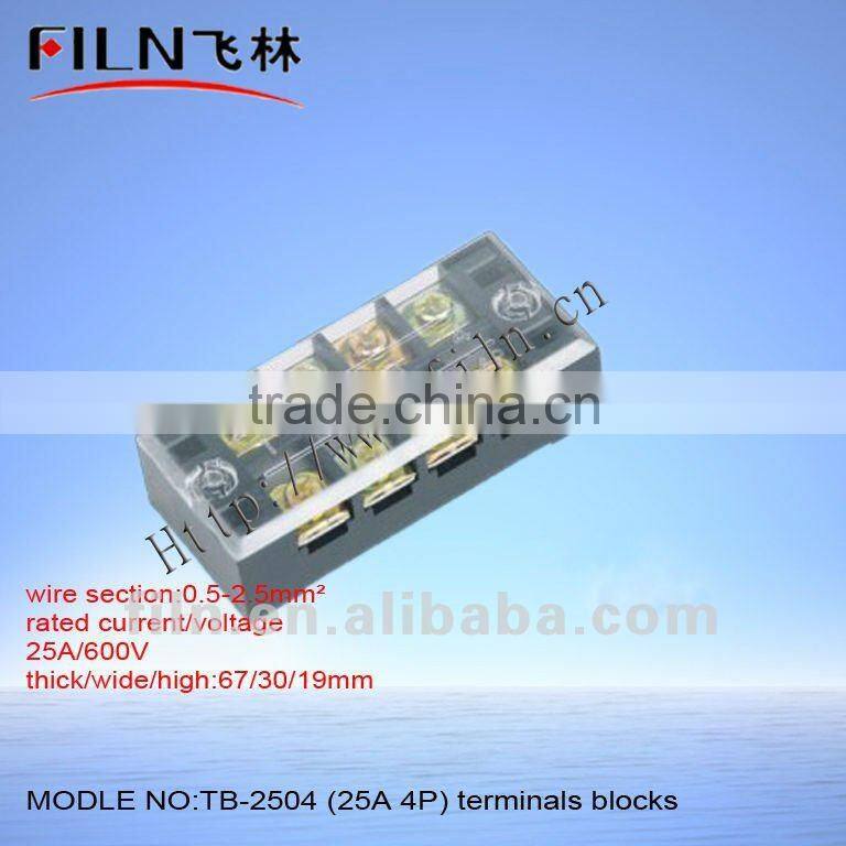 TB-2512 25A 12P electrical busbar connectors