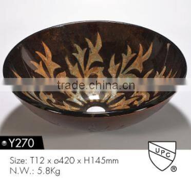 Tempered Glass vessel with cUPC certificate Y270