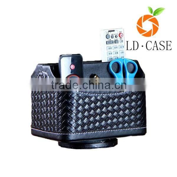 New style good quality PU Leather Remote Controller TV Guide Holder