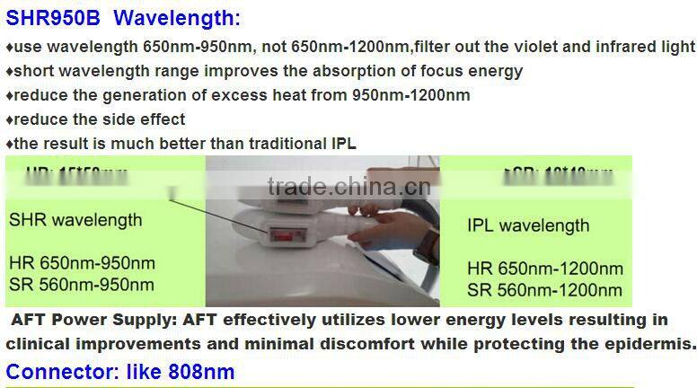 Painess fast super permanent hair removal machine Ipl shr e-light laser hair removal machine for sale