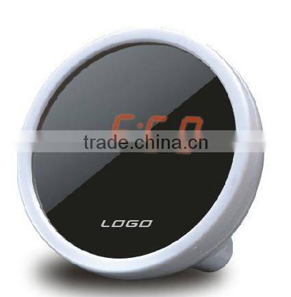 Digital LED Beauty Mirror Alarm Clock Time Display