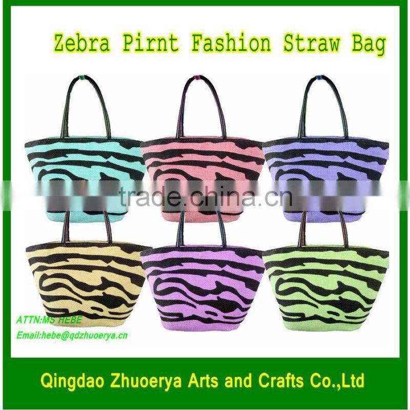 Women Straw Handbags Crocheted In Paper Straw