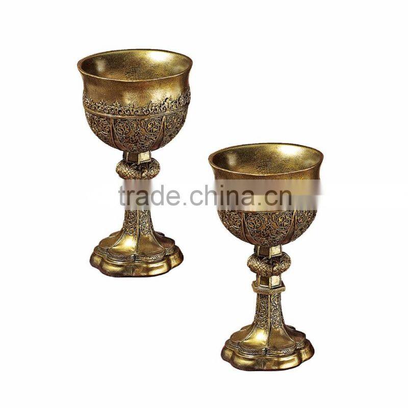 BPA FREE 100% PURE COPPER WINE GOBLET GLASSES, EMBOSSED DESIGN SOLID COPPER MARTINI