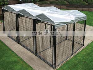 black dog use fence powder coated material dog kennel fence panel