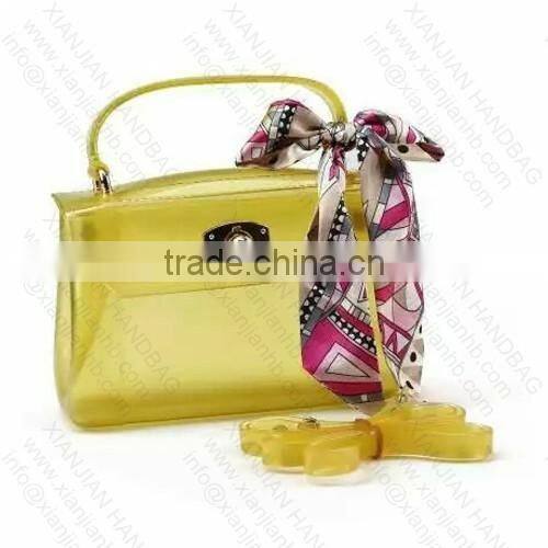 2016 Summer Elegant PVC Silicone Handbags for young lady (BGJB015)