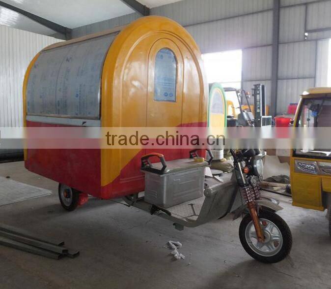 Factory direct Best quality mobile snack food cart/dinner car