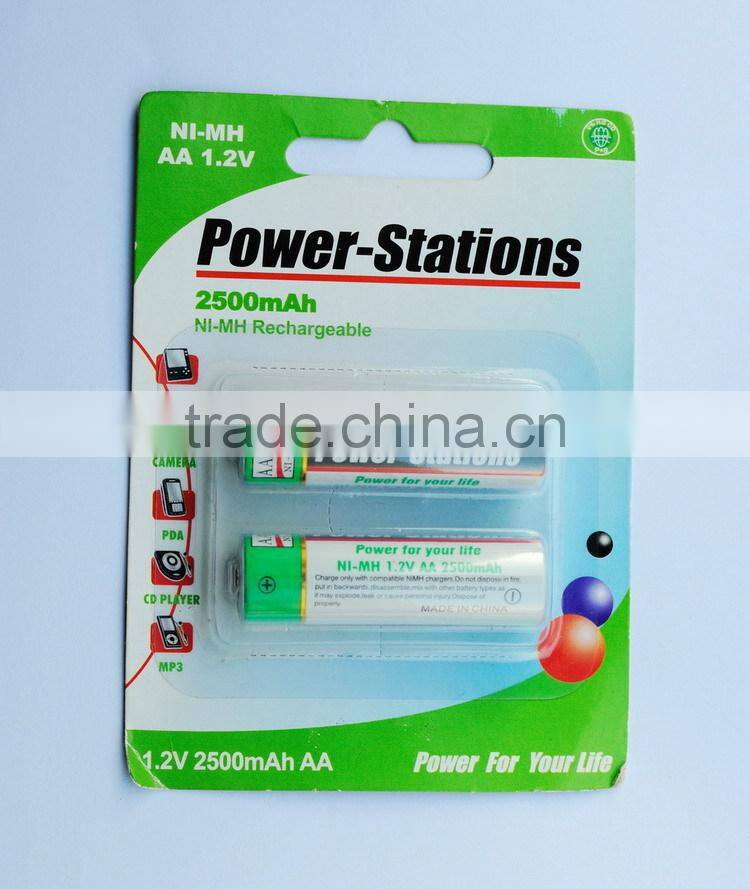 1.2V 2300mah AA NI-MH rechargeable battery