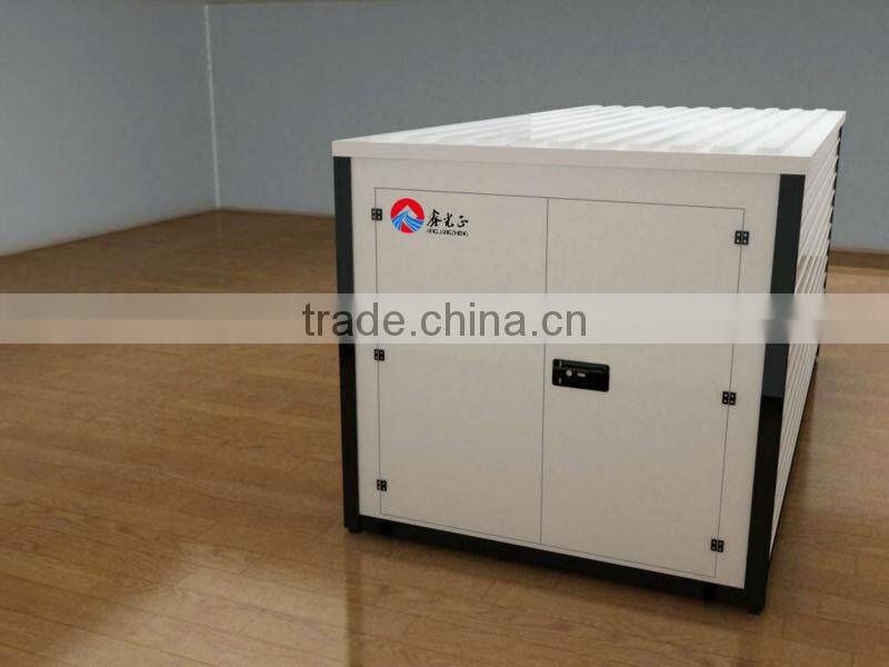 Collapsible container storage shed