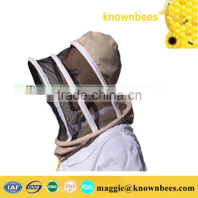 cotton beekeeping protective hat/bee keeping hat with veil