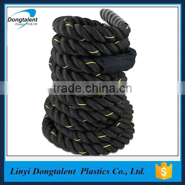 1.5 inch polyester nylon battle rope for European and American market