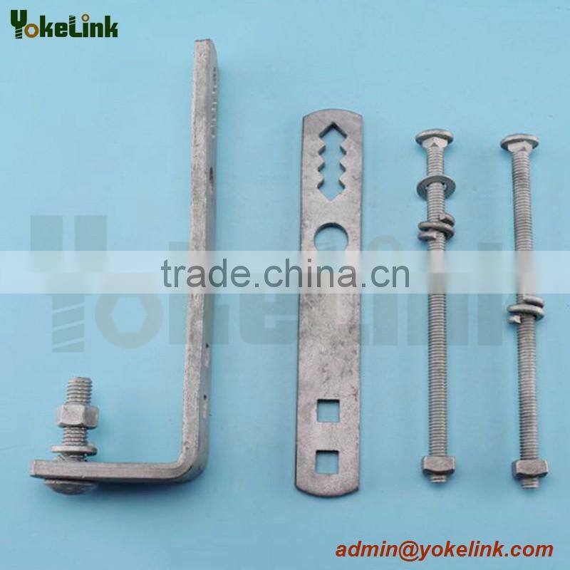 China supplier Hot Dip Galvanized Steel Cutout & Arrester Bracket With good price